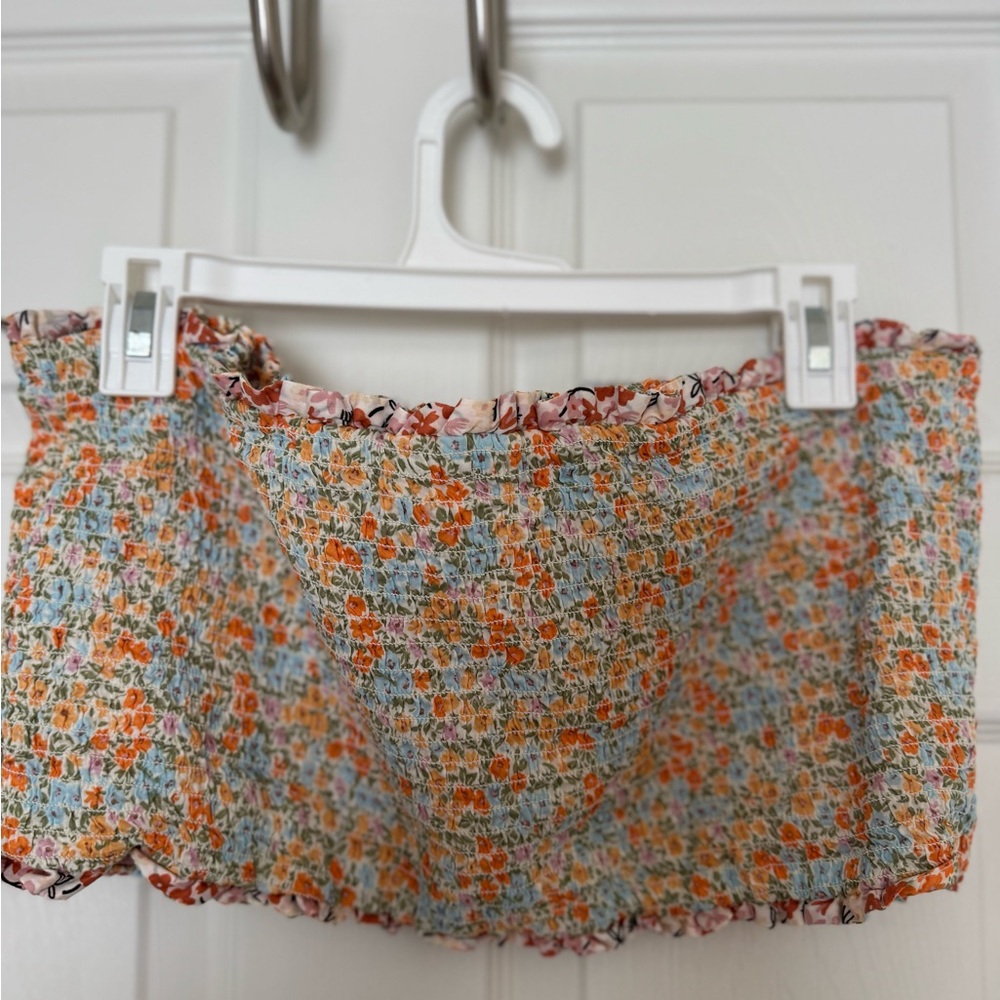 American Eagle Outfitters Floral Tube Top